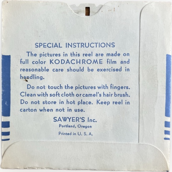 🎈2/$20 - VIEW-MASTER 328 “San Antonio Texas, U.S.A.” Reel. - Picture 3 of 3